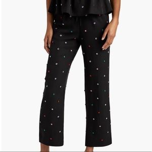 NWT Hill House Home Jewel Jammie Pants-Black